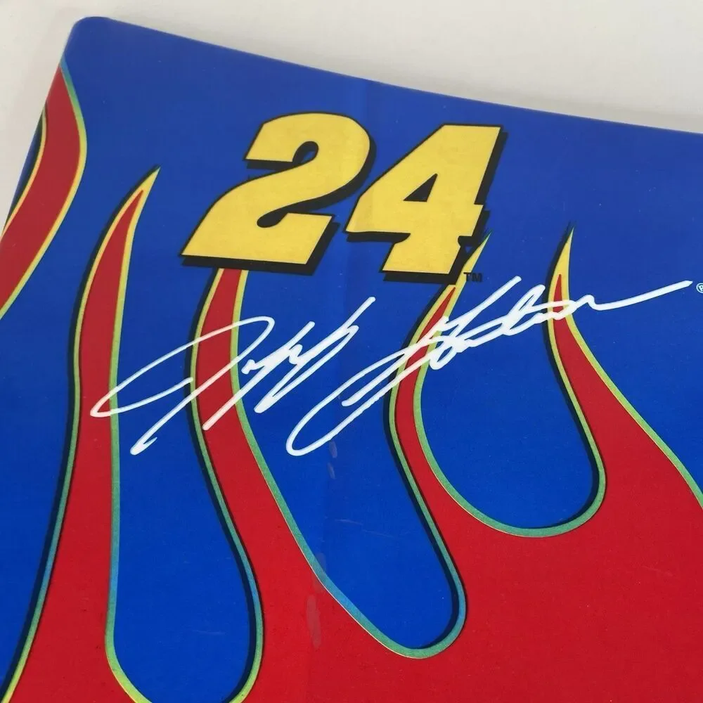 New NASCAR Jeff Gordon DuPont Hood 29” Hanging Wall Decor Flames Metal Retro